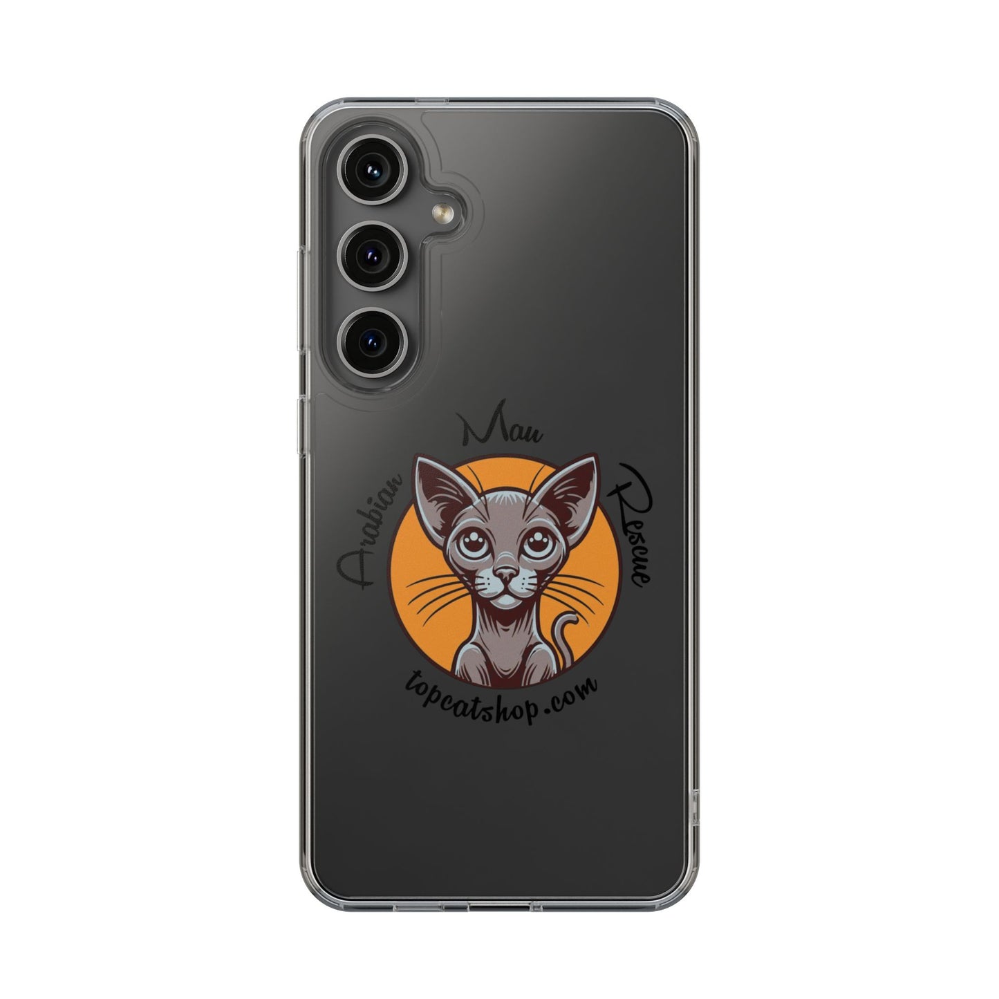 Personalised Cat Lover Clear Phone Case